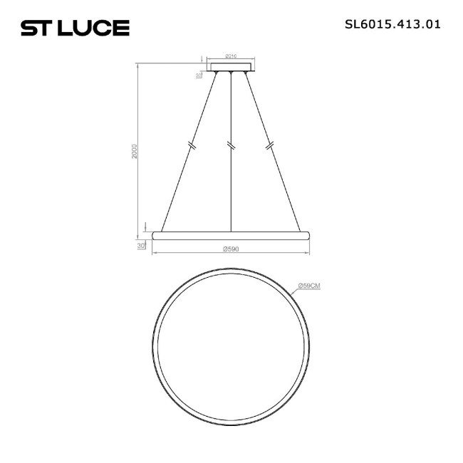 Подвесной светильник ST Luce Satellite SL6015.413.01