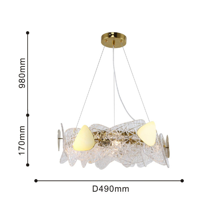 Подвесная люстра F-Promo Krakle 4249-6P Подвесная люстра F-Promo Krakle 4249-6P