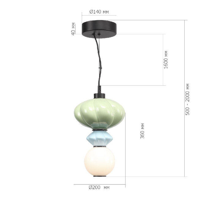 Подвесной светильник ST Luce Florentini SL6134.403.01 Подвесной светильник ST Luce Florentini SL6134.403.01