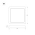 Встраиваемый светильник Arlight CL-Fiokk-S220x220-18W Day4000-Mix 034471 Встраиваемый светильник Arlight CL-Fiokk-S220x220-18W Day4000-Mix 034471