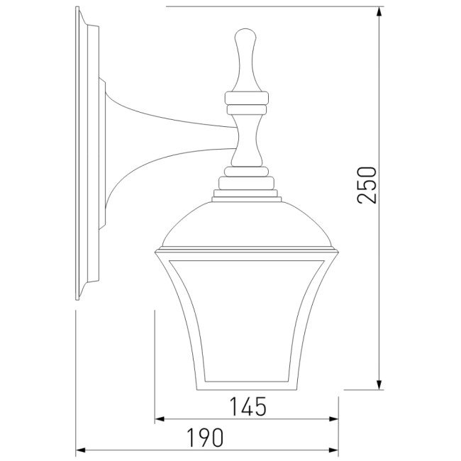 Уличный настенный cветильник Elektrostandard Apus D черное золото GL 1009D 4690389134128 Уличный настенный cветильник Elektrostandard Apus D черное золото GL 1009D 4690389134128