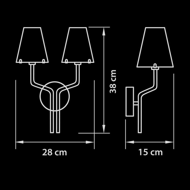 Бра Osgona Diafano 758622 Бра Osgona Diafano 758622