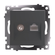 Розетка TV + RJ-45 Stekker Катрин GLS00-7106-06 49417 Розетка TV + RJ-45 Stekker Катрин GLS00-7106-06 49417