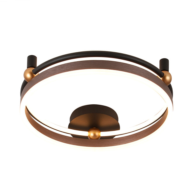 Потолочный светильник Crystal Lux FERNANDO PL48W LED COFFEE/BLACK