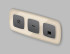 Комплект механизма компьютерной розетки Ambrella Volt RJ-45 (8P8C) CAT6A экранированной с автоматической защитной шторкой OMEGA MO662005 Антрацит серый QUANT (OP6620, VM185) Комплект механизма компьютерной розетки Ambrella Volt RJ-45 (8P8C) CAT6A экранированной с автоматической защитной шторкой OMEGA MO662005 Антрацит серый QUANT (OP6620, VM185)