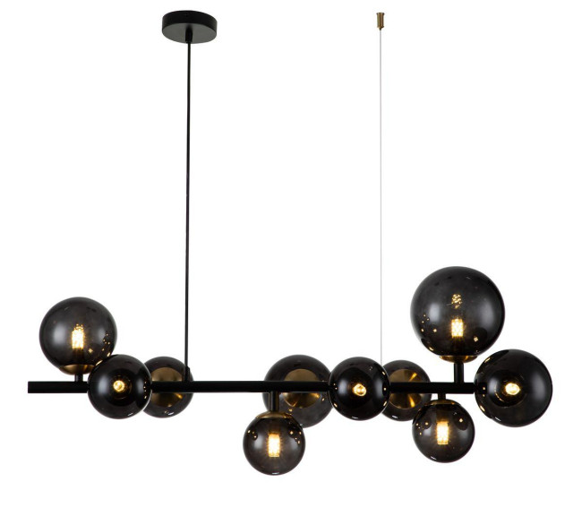 Подвесная люстра Indigo Molecola 11018/10P Black V000196