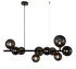 Подвесная люстра Indigo Molecola 11018/10P Black V000196
