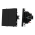 Механизм выключателя двухклавишный непроходной Arlight SWT-NOBE-MK02-SFPL-BK (230V, 10A) 054252