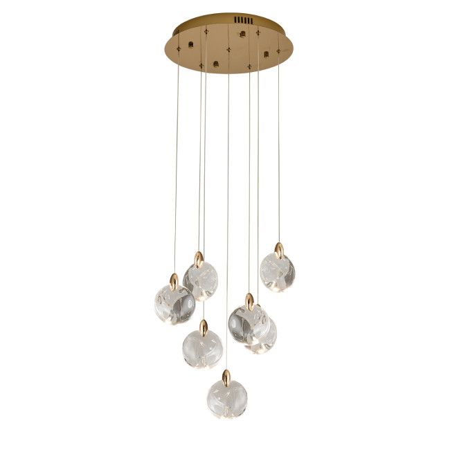 Подвесной светильник OD2440-7 gold/clear Подвесной светильник OD2440-7 gold/clear