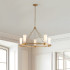 Подвесная люстра Elstead Lighting KRISTY5-DG-OPAL Подвесная люстра Elstead Lighting KRISTY5-DG-OPAL