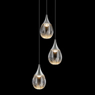 Подвесной светильник MD24001004-3A chrome/clear Подвесной светильник MD24001004-3A chrome/clear