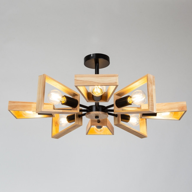 Люстра на штанге Arte Lamp Brussels A8030PL-8BK