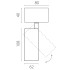 Накладной светильник Lightstar Alta Base A5146SO