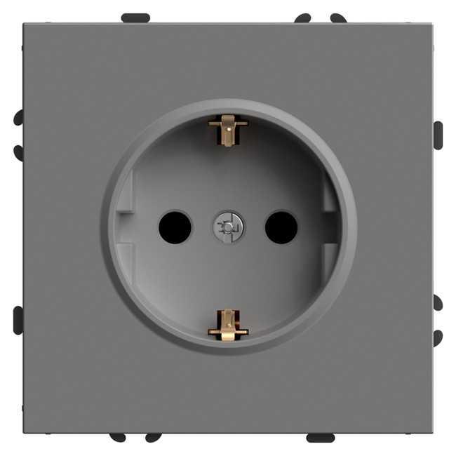 Розетка 1-местная с защитной шторкой Stekker RST16-5110-10 Эмили 49958 Розетка 1-местная с защитной шторкой Stekker RST16-5110-10 Эмили 49958