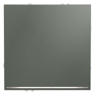Проходной переключатель одноклавишный с подсветкой Voltum S70 VLS010406 (титан)