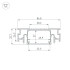 Профиль Arlight STRETCH-41-CEIL-CENTER-2000 WHITE 053527 Профиль Arlight STRETCH-41-CEIL-CENTER-2000 WHITE 053527