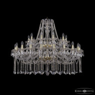 Подвесная люстра Bohemia Ivele Crystal 1413/20+10/400/2d G