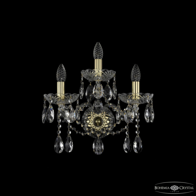 Бра Bohemia Ivele Crystal 1413B/2+1/165/XL G Бра Bohemia Ivele Crystal 1413B/2+1/165/XL G
