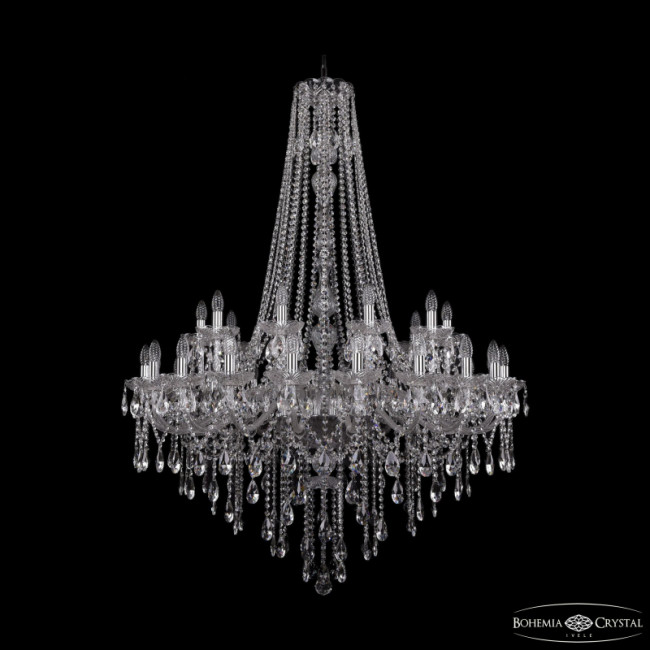 Подвесная люстра Bohemia Ivele Crystal 1415/20+10/400/h-154 Ni Подвесная люстра Bohemia Ivele Crystal 1415/20+10/400/h-154 Ni