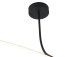 Подвесная люстра Italline IT013-6025 black 3000K