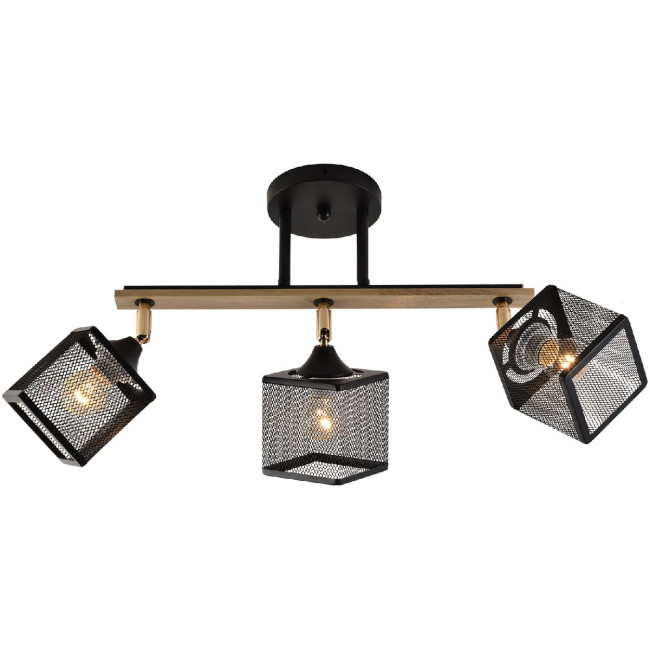 Спот Reluce 01591-3.3-03B BK+FGD+WOOD Спот Reluce 01591-3.3-03B BK+FGD+WOOD