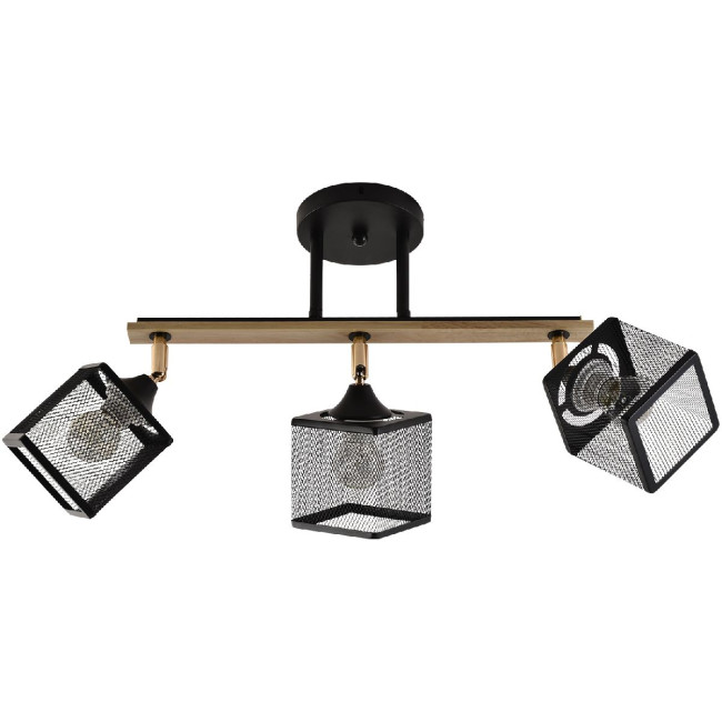 Спот Reluce 01591-3.3-03B BK+FGD+WOOD Спот Reluce 01591-3.3-03B BK+FGD+WOOD