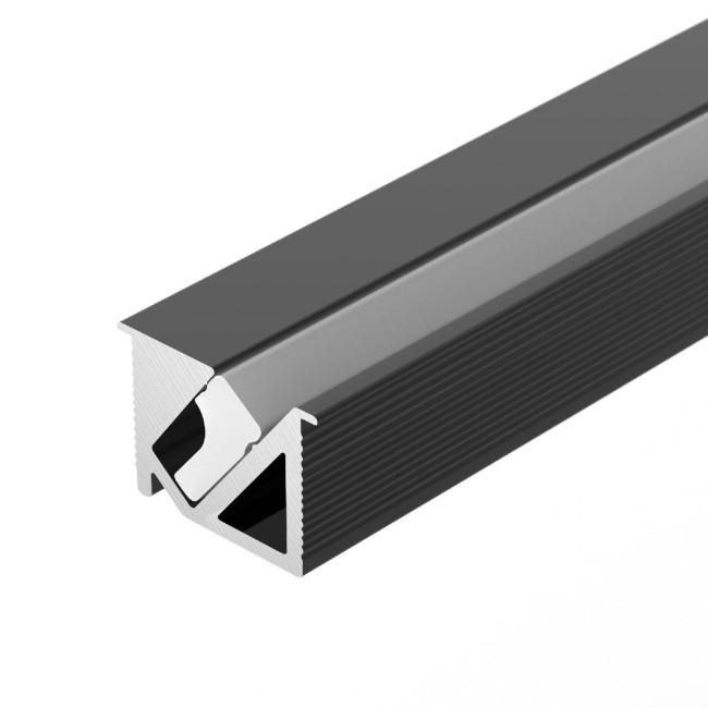 Алюминиевый профиль Arlight SL-BEVEL-H10-F14-2000 ANOD BLACK 044084 Алюминиевый профиль Arlight SL-BEVEL-H10-F14-2000 ANOD BLACK 044084