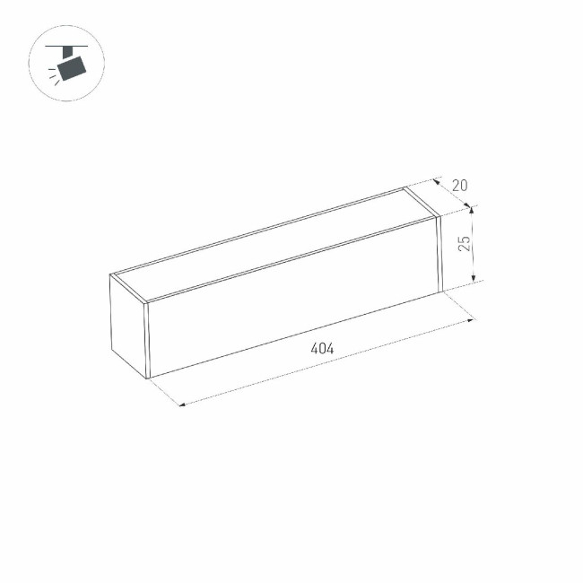 Трековый магнитный светильник Arlight MAG-FLAT-25-L400-12W Day4000 (BK, 100 deg, 24V, DALI) 036714 Трековый магнитный светильник Arlight MAG-FLAT-25-L400-12W Day4000 (BK, 100 deg, 24V, DALI) 036714