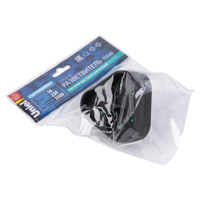 Сетевой разветвитель Uniel S-ES3-16F BLACK UL-00011238 Сетевой разветвитель Uniel S-ES3-16F BLACK UL-00011238