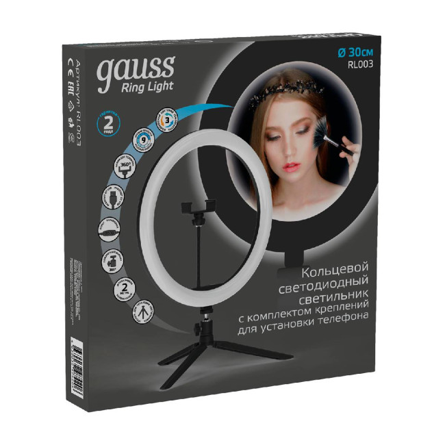 Настольная лампа Gauss Ring Light RL003 Настольная лампа Gauss Ring Light RL003