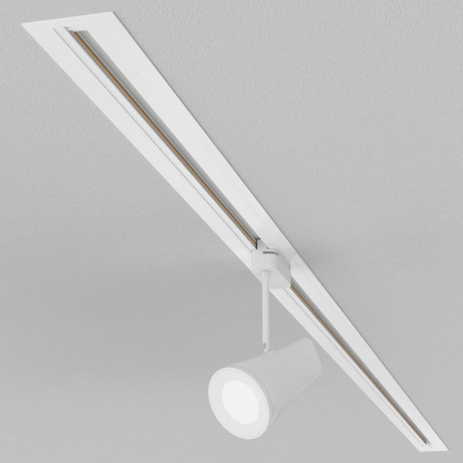 Шинопровод встраиваемый однофазный Elektrostandard Track Rail WH Recessed 4690389178535 Шинопровод встраиваемый однофазный Elektrostandard Track Rail WH Recessed 4690389178535