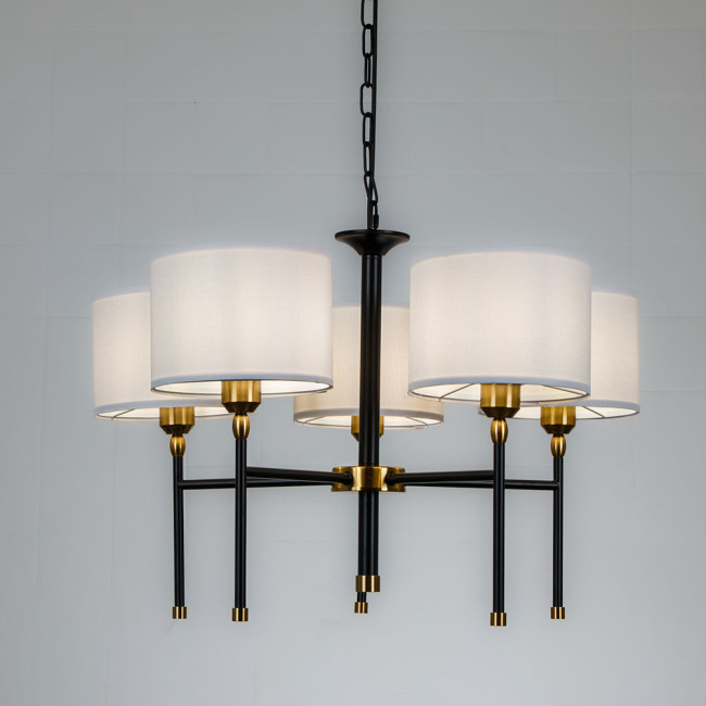 Подвесная люстра Arte Lamp Jamie A4090LM-5BK Подвесная люстра Arte Lamp Jamie A4090LM-5BK