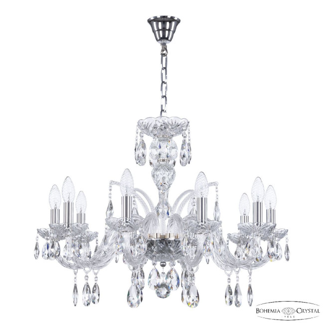 Подвесная люстра Bohemia Ivele Crystal 118/10/240 Ni Подвесная люстра Bohemia Ivele Crystal 118/10/240 Ni