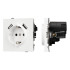 Механизм розетки с USB зарядкой Arlight SCT-TENDO-MUAA-SFPL-WH (230V, 16A) 054606 Механизм розетки с USB зарядкой Arlight SCT-TENDO-MUAA-SFPL-WH (230V, 16A) 054606