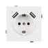 Механизм розетки с USB зарядкой Arlight SCT-TENDO-MUAA-SFPL-WH (230V, 16A) 054606 Механизм розетки с USB зарядкой Arlight SCT-TENDO-MUAA-SFPL-WH (230V, 16A) 054606