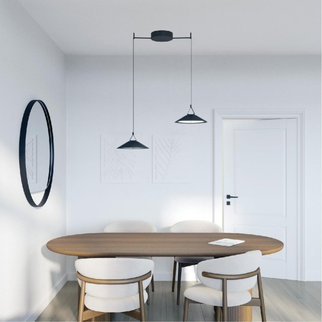 Трековый однофазный светильник Denkirs Belty Flow DK5565-BK Трековый однофазный светильник Denkirs Belty Flow DK5565-BK