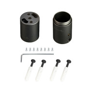 Крепление Arlight MOONLIGHT-VT-CEILING-DL-D25 Black 048401 Крепление Arlight MOONLIGHT-VT-CEILING-DL-D25 Black 048401