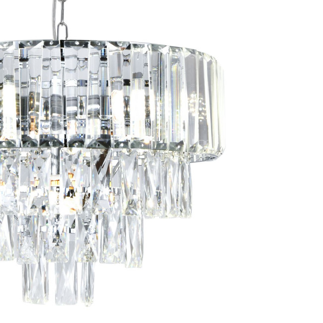 Подвесной светильник Escada Etherea 140010/5P Chrome ES0000019 Подвесной светильник Escada Etherea 140010/5P Chrome ES0000019