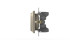 Розетка двухместная с заземлением ELBI Zena Vega 609-010300-907 Розетка двухместная с заземлением ELBI Zena Vega 609-010300-907