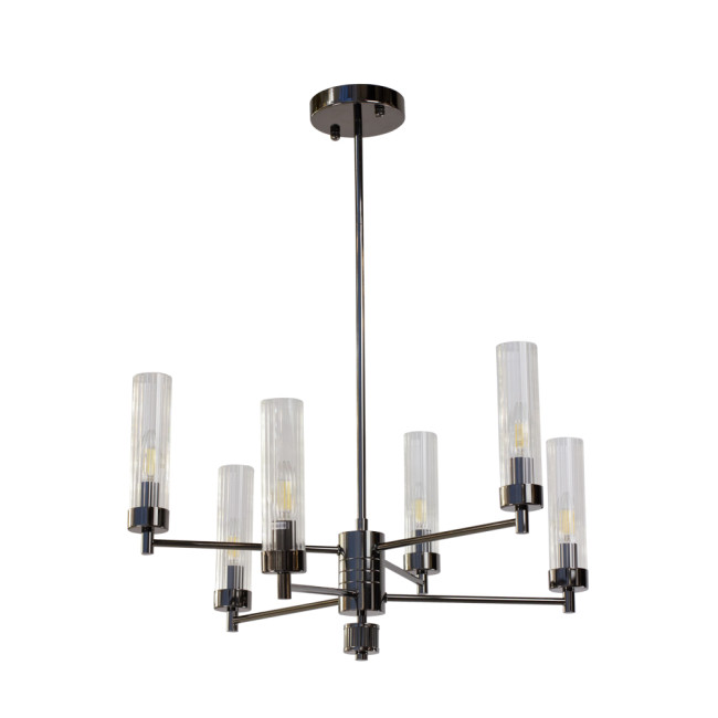Люстра на штанге AM Group INDIGO SP6 PEARL BLACK Люстра на штанге AM Group INDIGO SP6 PEARL BLACK