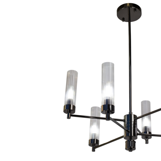 Люстра на штанге AM Group INDIGO SP6 PEARL BLACK Люстра на штанге AM Group INDIGO SP6 PEARL BLACK