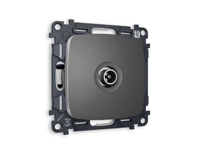 Комплект механизма TV розетки оконечной 50-870 MHz 1dB Ambrella Volt Omega MO663010 Комплект механизма TV розетки оконечной 50-870 MHz 1dB Ambrella Volt Omega MO663010