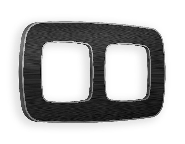 Рамка двухместная Ambrella Volt Coint OF640532 Рамка двухместная Ambrella Volt Coint OF640532