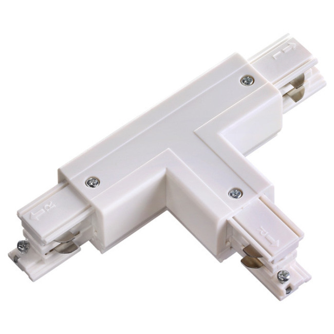Коннектор Т-образный Novotech track white 3phase 135054