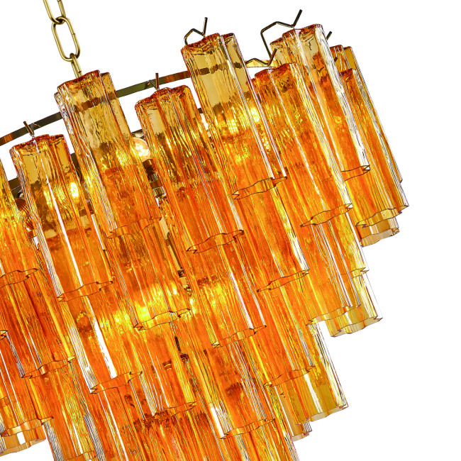Подвесная люстра Delight Collection OWD2093-D75 gold/amber Подвесная люстра Delight Collection OWD2093-D75 gold/amber