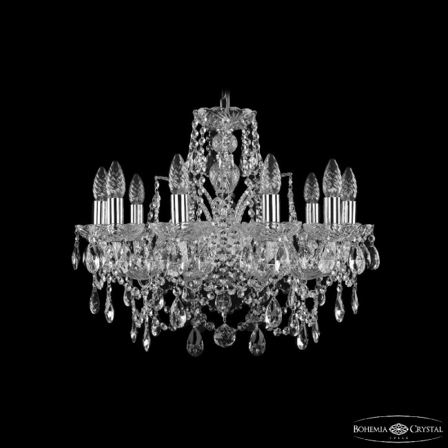 Подвесная люстра Bohemia Ivele Crystal 1411/10/195 Ni Подвесная люстра Bohemia Ivele Crystal 1411/10/195 Ni