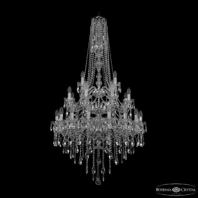 Подвесная люстра Bohemia Ivele Crystal 1415/16+8+4/300/h-155/3d Ni Подвесная люстра Bohemia Ivele Crystal 1415/16+8+4/300/h-155/3d Ni