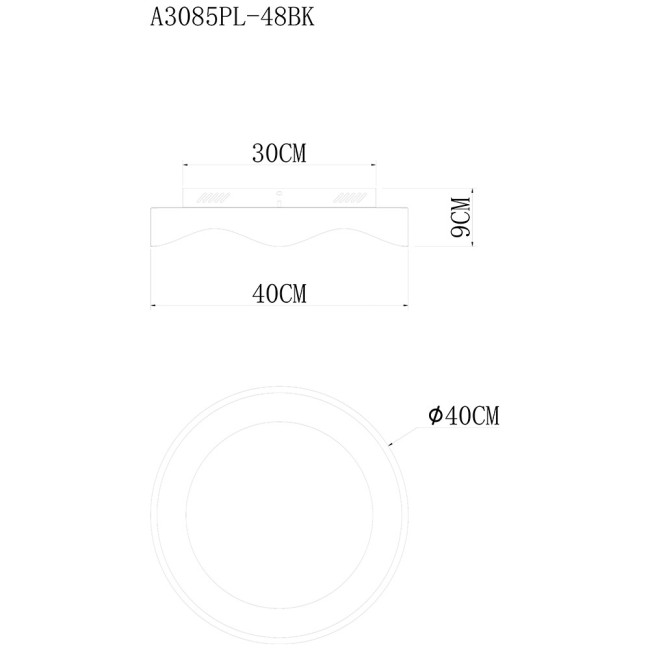 Потолочный светильник Arte Lamp Ankaa A3085PL-48BK Потолочный светильник Arte Lamp Ankaa A3085PL-48BK