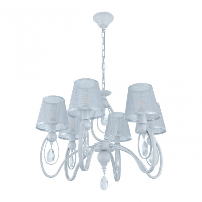 Подвесная люстра Arte Milano 347203/6 WT+SL Подвесная люстра Arte Milano 347203/6 WT+SL
