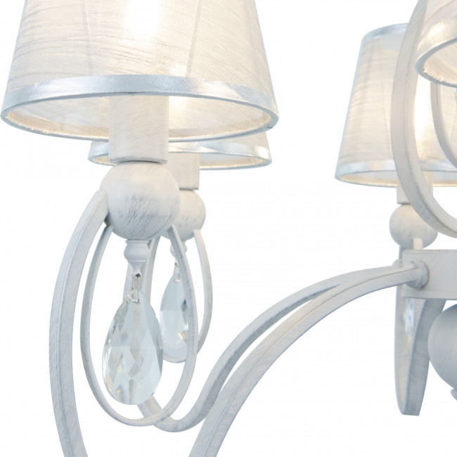 Подвесная люстра Arte Milano 347203/6 WT+SL Подвесная люстра Arte Milano 347203/6 WT+SL